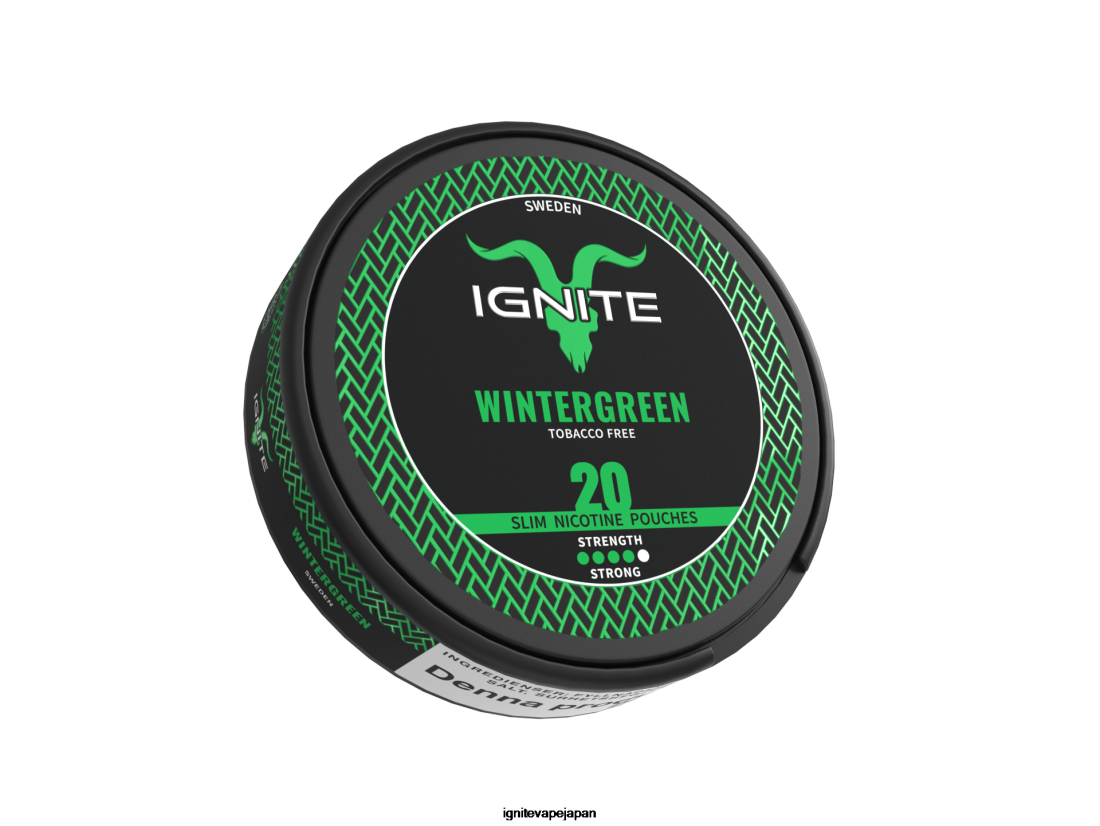 IGNITE ニコチンポーチ ウィンターグリーン 8F0V168 - IGNITE シーシャ