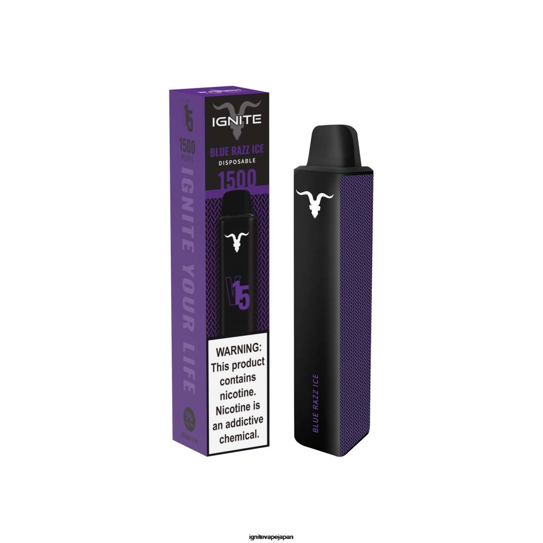 IGNITE V15 ベイプペン ブルーラズアイス 8F0V107 - IGNITE Vape Japan