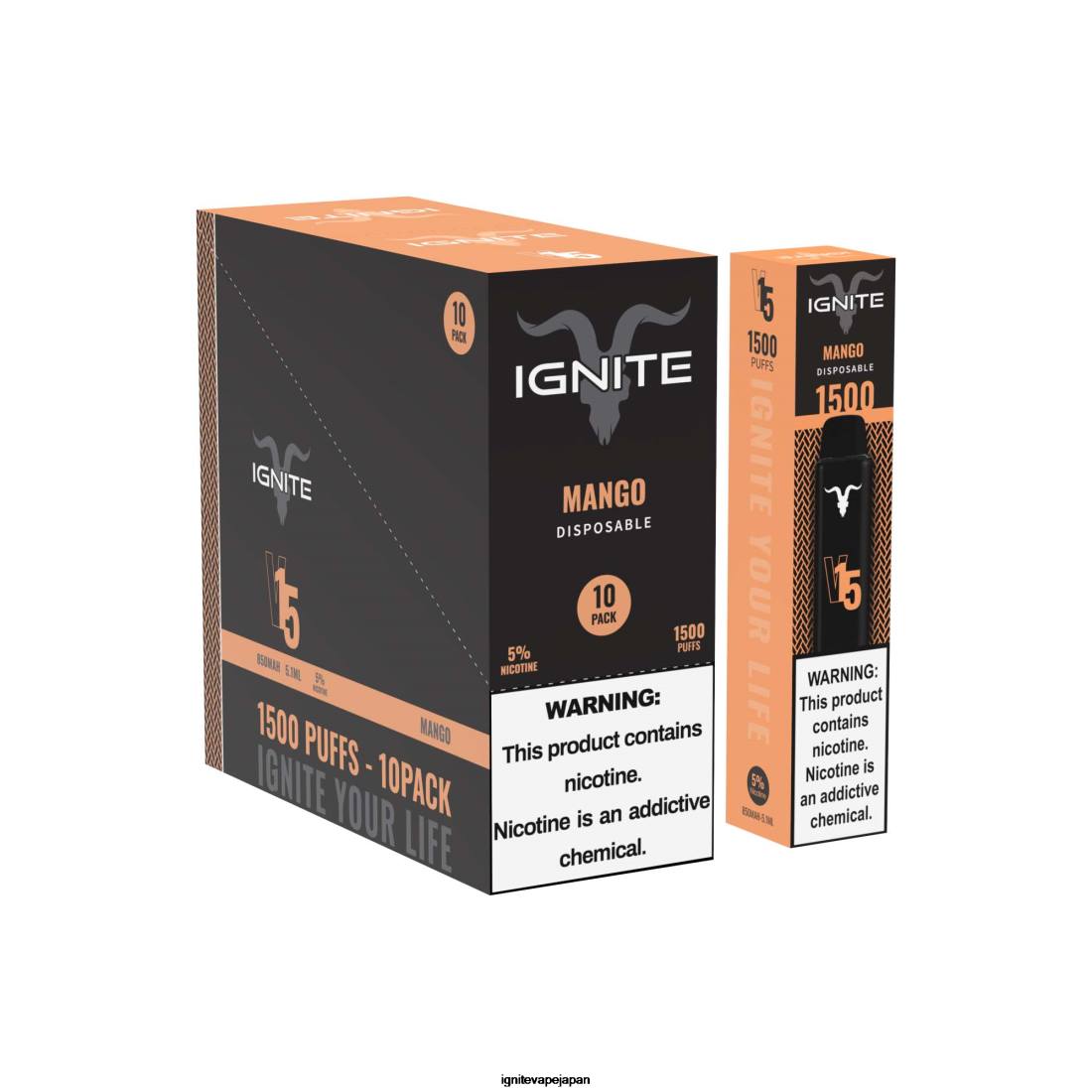 IGNITE V15 VAPEペン10本パック メントール 8F0V103 - IGNITE Vape Price