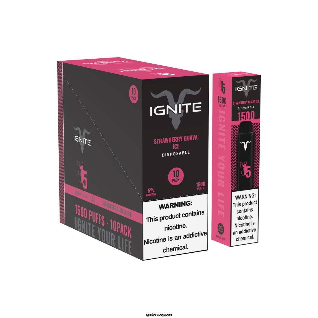 IGNITE V15 VAPEペン10本パック メントール 8F0V103 - IGNITE Vape Price