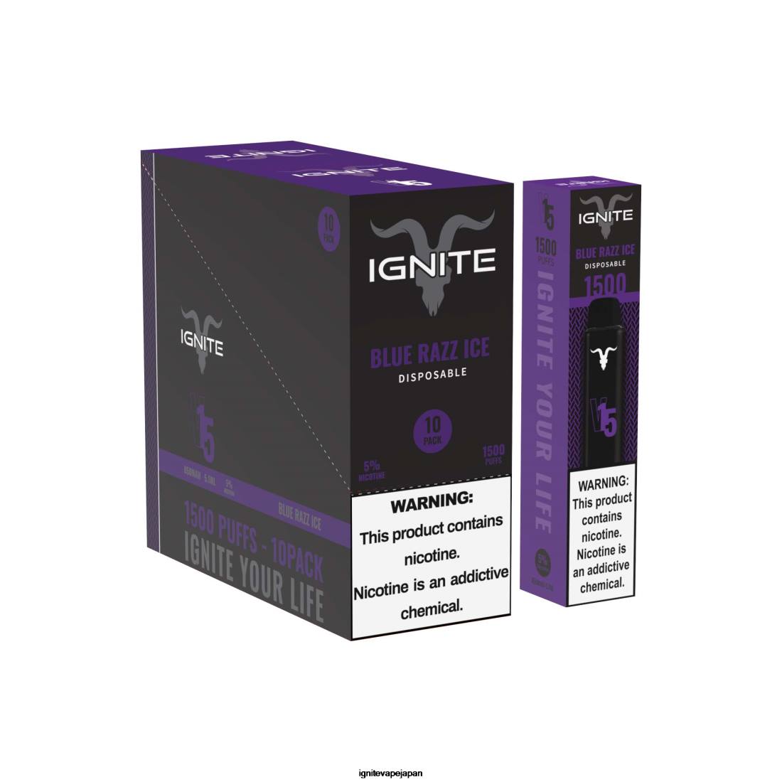 IGNITE V15 VAPEペン10本パック メントール 8F0V103 - IGNITE Vape Price