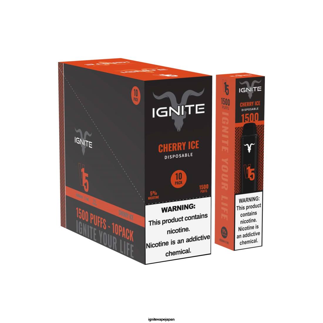 IGNITE V15 VAPEペン10本パック チェリーアイス 8F0V98 - IGNITE シーシャ