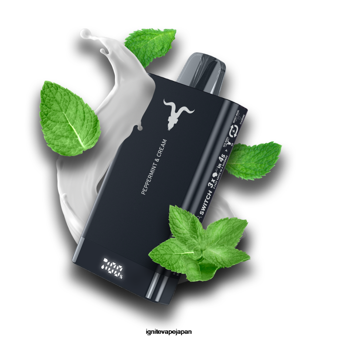 IGNITE V150 ベイプペン ペパーミントとクリーム 8F0V73 - IGNITE Vape Price