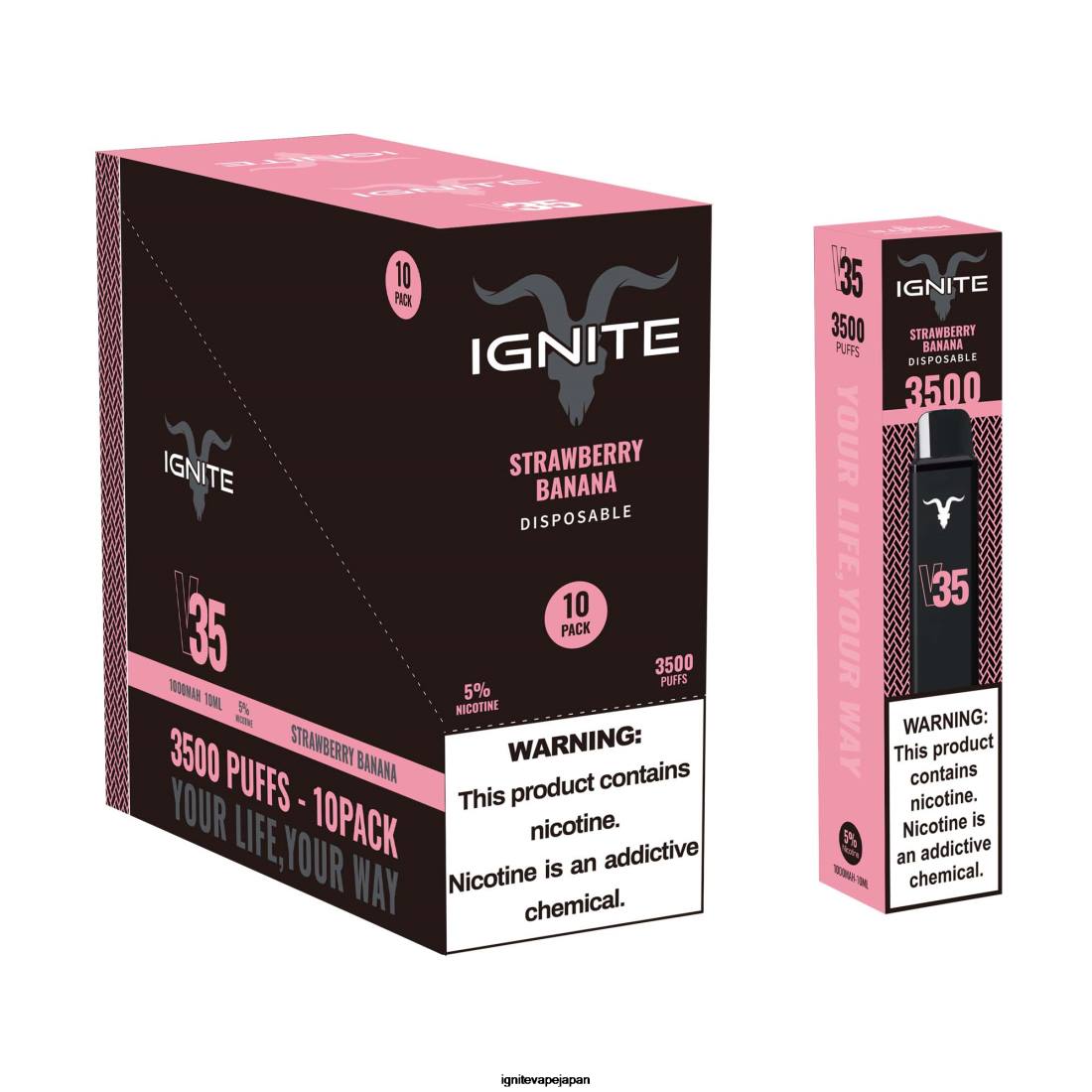 IGNITE V35 VAPEペン10本パック スイカアップルアイス 8F0V129 - IGNITE Vape Reviews