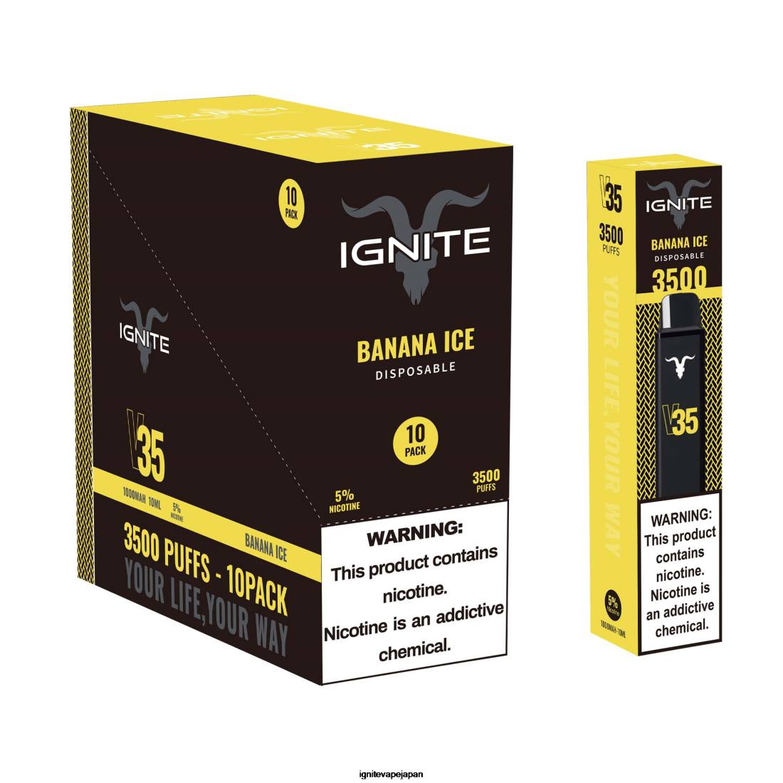 IGNITE V35 VAPEペン10本パック スイカアップルアイス 8F0V129 - IGNITE Vape Reviews