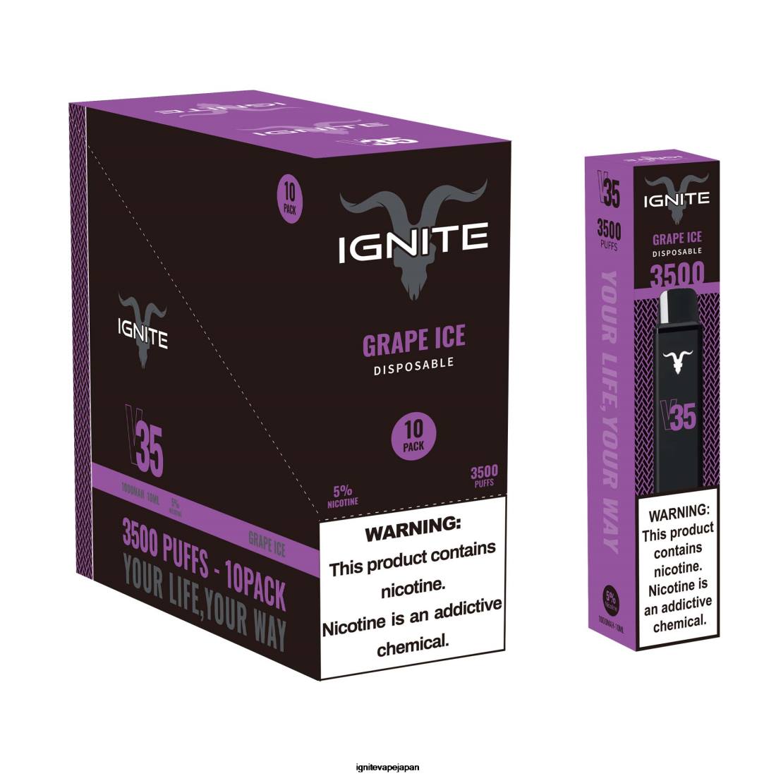 IGNITE V35 VAPEペン10本パック スイカアップルアイス 8F0V129 - IGNITE Vape Reviews