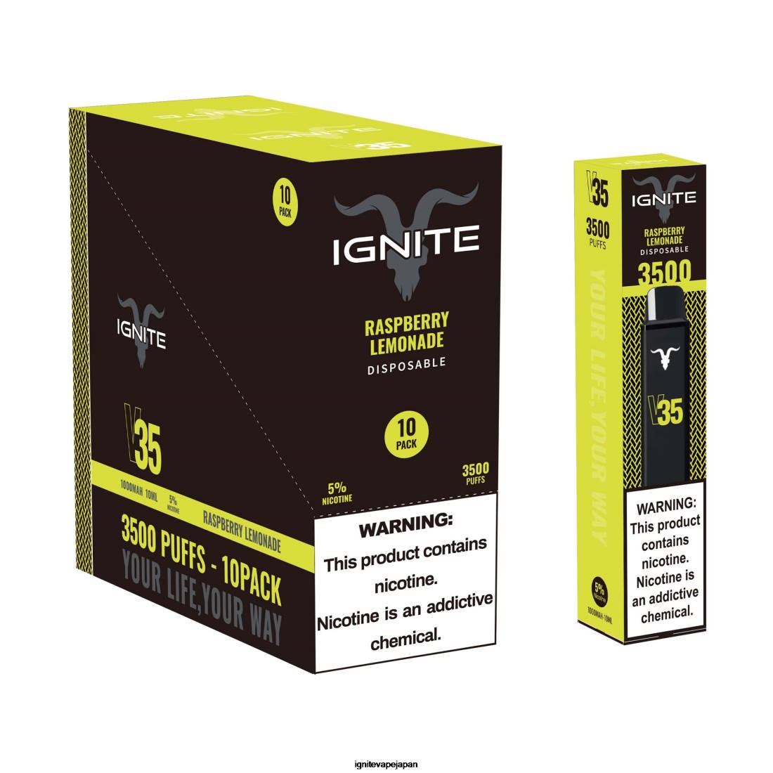 IGNITE V35 VAPEペン10本パック スイカアップルアイス 8F0V129 - IGNITE Vape Reviews