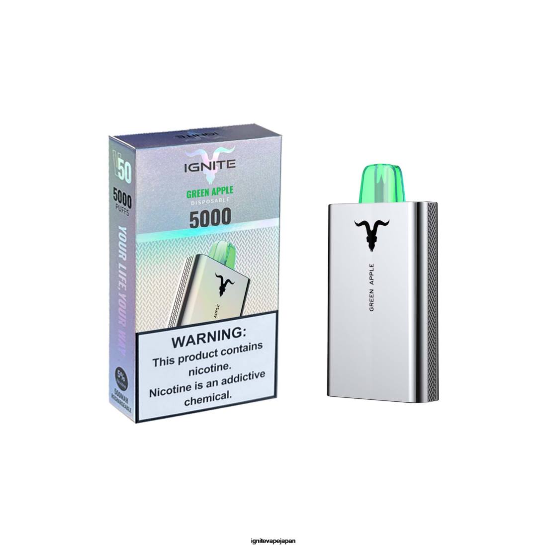 IGNITE V50 ベイプペン スイカ風船ガム 8F0V162 - IGNITE Vape Tokyo