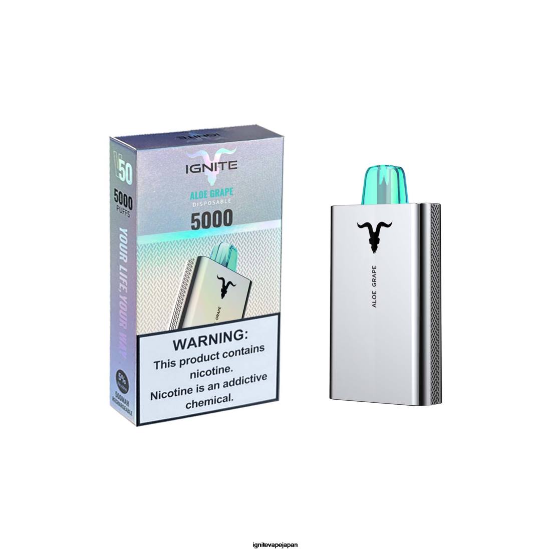 IGNITE V50 ベイプペン アロエブドウ 8F0V24 - IGNITE Pods Review