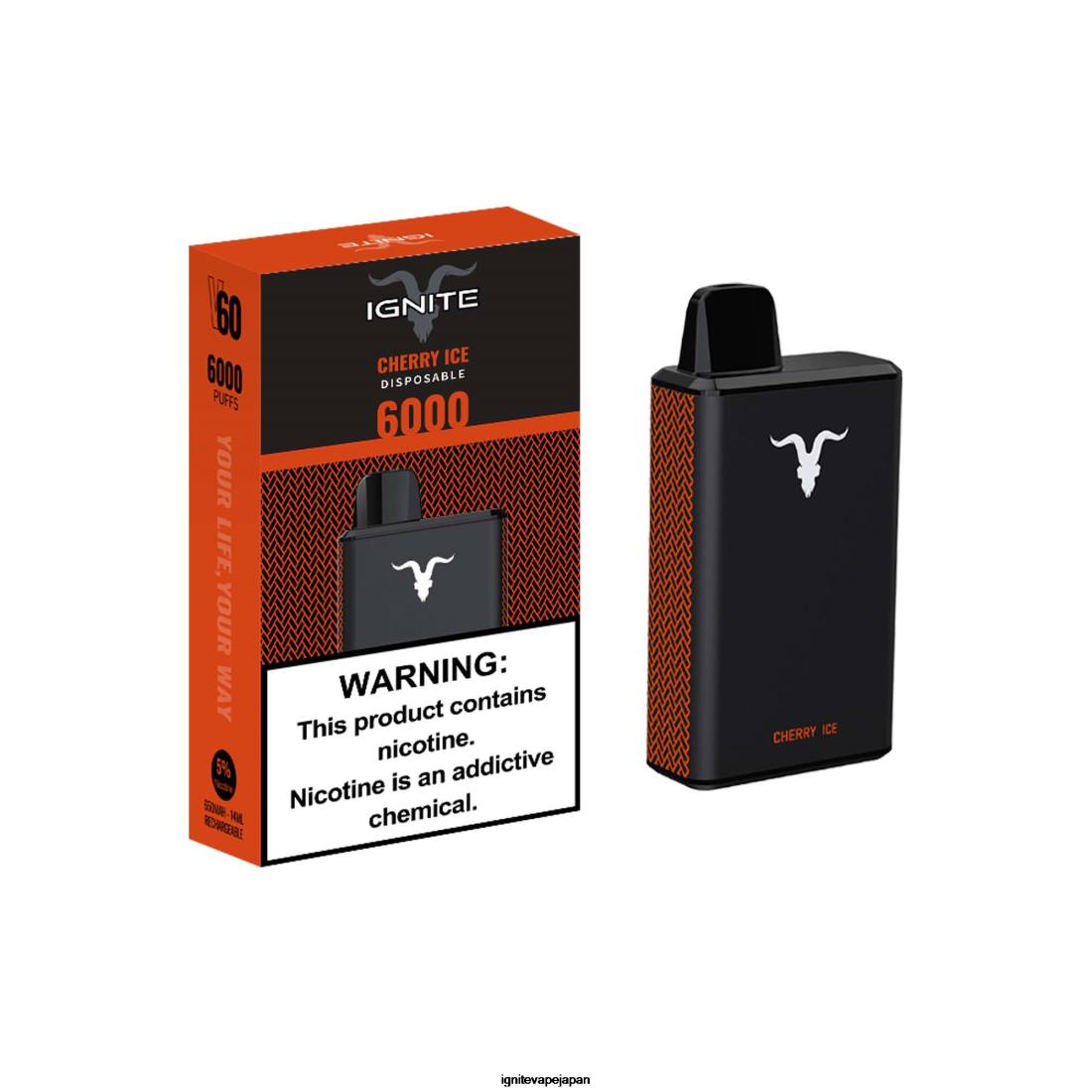 IGNITE V60 ベイプペン チェリーアイス 8F0V31 - IGNITE Vape Flavors