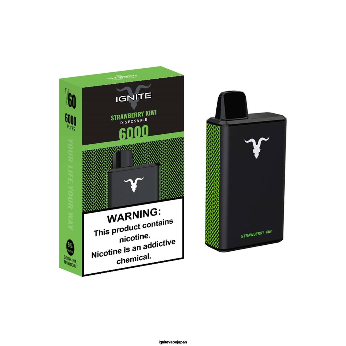 IGNITE V60 ベイプペン スイカアップルアイス 8F0V39 - IGNITE Vape Reviews