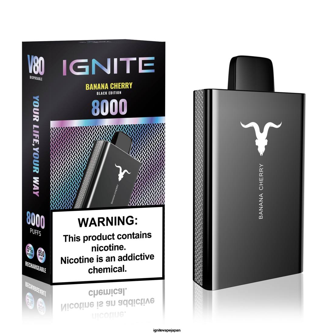 IGNITE V80 ベイプペン アイシーミント 8F0V47 - IGNITE Vape Japan