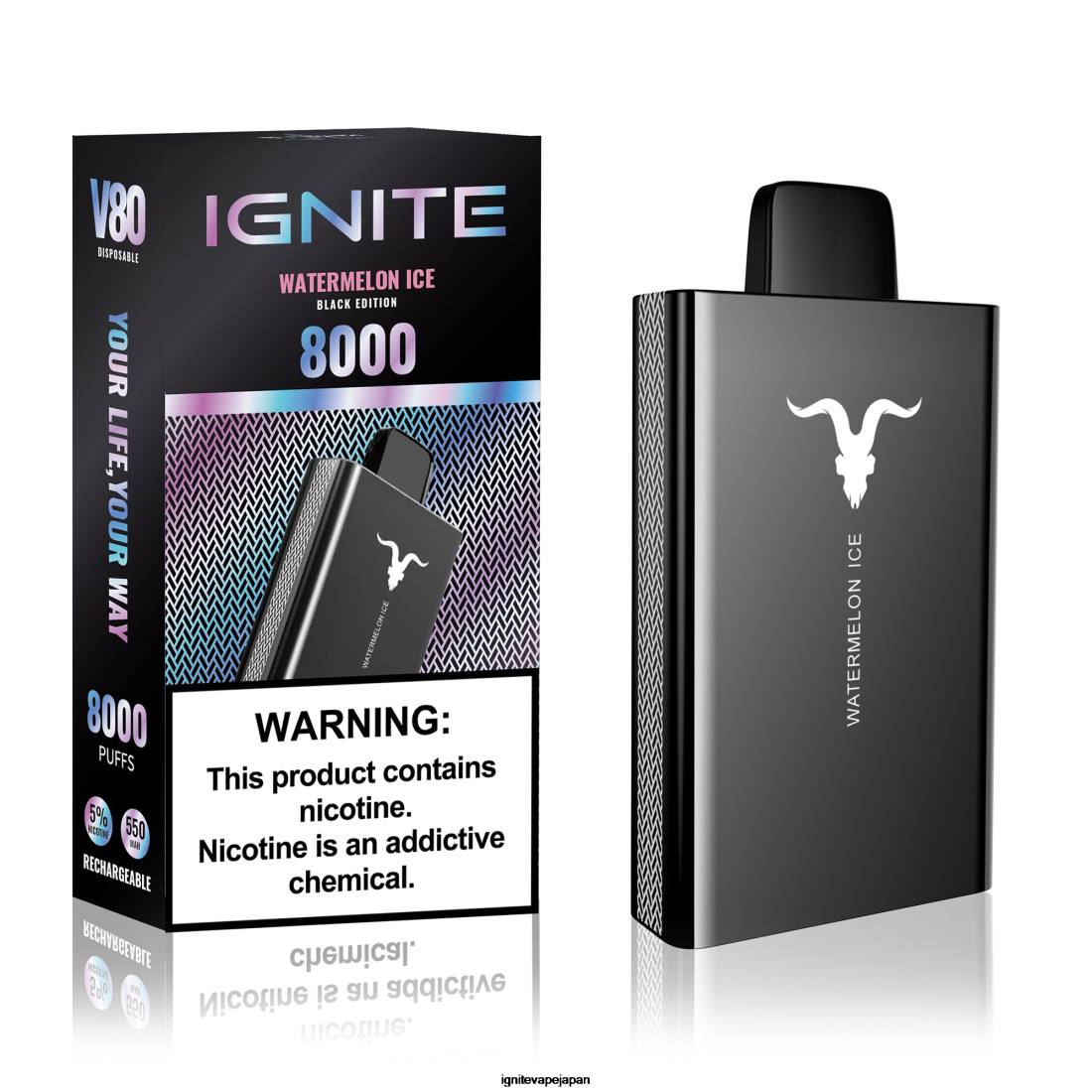 IGNITE V80 ベイプペン スイカ氷 8F0V52 - IGNITE Vape Tokyo